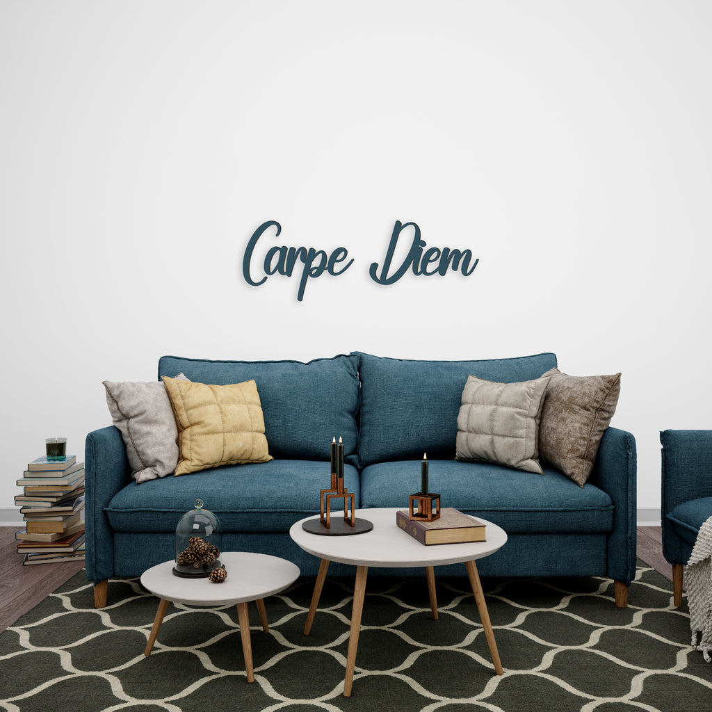 Carpe Diem wood or acrylic 3d sign