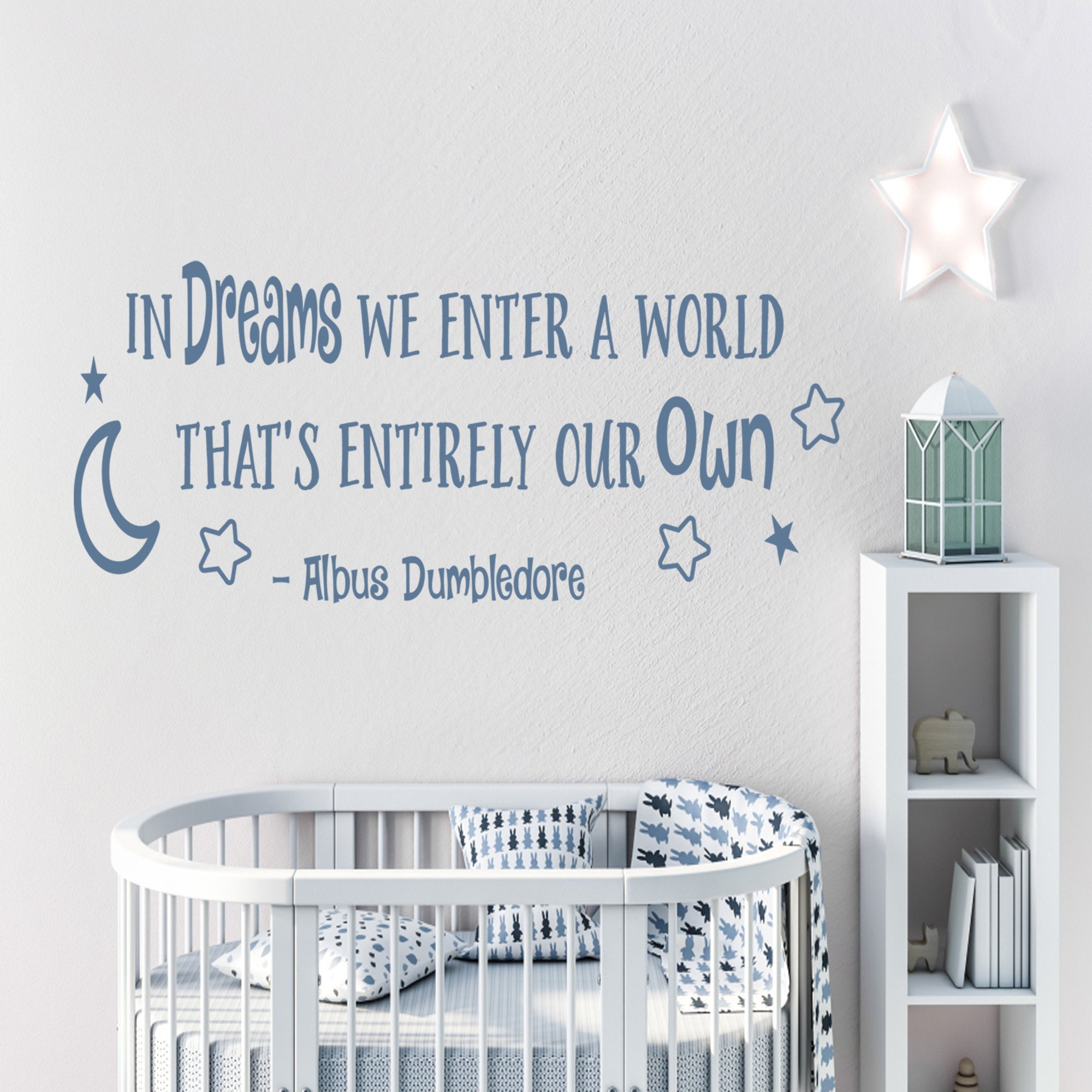 For In Dreams We Enter A World Harry Potter Vinyl Wall Decal